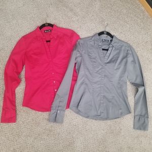 New York & Company button down shirts